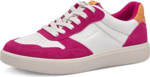 Tamaris Plateausneaker, Freizeitschuh, Halbschuh, Schnürschuh mit Kontrastbesätzen