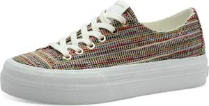 Tamaris Plateausneaker, Freizeitschuh, Halbschuh, Schnürschuh mit Logo an der Ferse