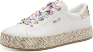 Tamaris Plateausneaker, Freizeitschuh, Halbschuh, Schnürschuh mit Textilkordel am Plateau