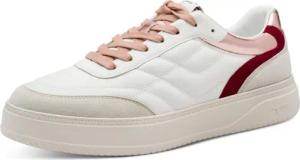 Tamaris Plateausneaker, Freizeitschuh, Halbschuh, Schnürschuh mit trendiger Ziersteppung