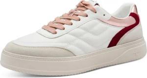 Tamaris Plateausneaker, Freizeitschuh, Halbschuh, Schnürschuh mit trendiger Ziersteppung