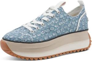 Tamaris Plateausneaker "Milena", Freizeitschuh, Halbschuh, Schnürschuh in veganer Verarbeitung