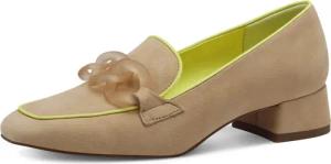 Tamaris Pumps, Blockabsatz, Abendschuh, Festtagsschuh mit Zierkette