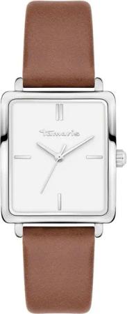 Tamaris Quarzuhr The Square Echtleder