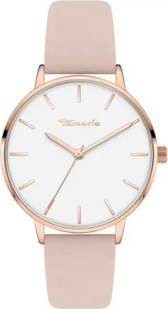 Tamaris Quarzuhr TT-0006-LQ, Armbanduhr, Damenuhr, Lederarmband, analog