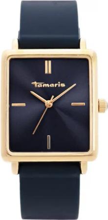 Tamaris Quarzuhr TT-0216-PQ, Armbanduhr, Damenuhr, Silikonarmband, analog