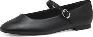 Tamaris Riemchenballerina, Blockabsatz, Businessschuh, Flats in veganer Verarbeitung