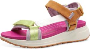 Tamaris Riemchensandale, Plateau, Sandalette, Trekkingsandale, verstellbare Klettverschlüsse