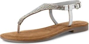 Tamaris Riemchensandale, Sandalette, Sommerschuh, Festtagsschuh, funkelnde Strasssteinchen
