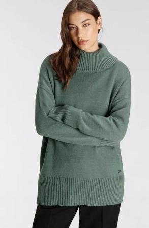 Tamaris Rollkragenpullover in lässiger Form mit seitlichen Schlitzen