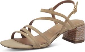 Tamaris Sandalette, Blockabsatz, Abendschuh, Sommerschuh mit verstellbarer Schnalle