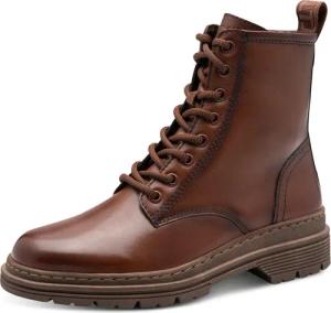 Tamaris Schnürboots, Blockabsatz, Schnürstiefelette in angesagter Used Optik