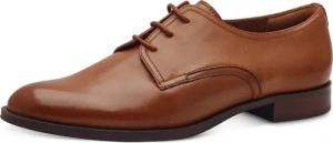 Tamaris Schnürschuh, Blockabsatz, Halbschuh, Businessschuh mit Ziernähten