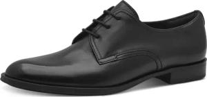 Tamaris Schnürschuh, Blockabsatz, Halbschuh, Businessschuh mit Ziernähten