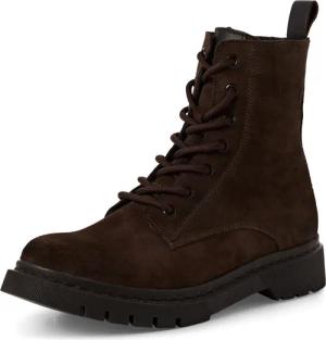 Tamaris Schnürstiefelette, Blockabsatz, Schnürboots, Herbstschuh mit Ziernähten