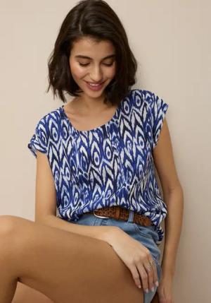 Tamaris Shirtbluse mit abgerundetem Saum