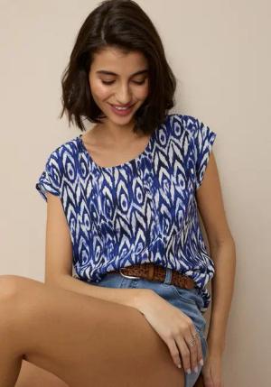 Tamaris Shirtbluse mit abgerundetem Saum