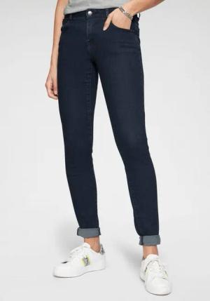 Tamaris Skinny-fit-Jeans schmale Beinweite, mit Gürtelschlaufenbund, mit Metallreißverschluss