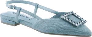 Tamaris Slingpumps, Blockabsatz, Sommerschuh mit schickem Schmuckelement