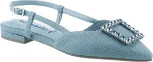Tamaris Slingpumps, Blockabsatz, Sommerschuh mit schickem Schmuckelement