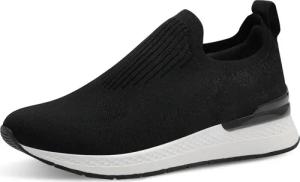Tamaris Slip-On Sneaker, Keilsneaker, Slipper, Freizeitschuh, Halbschuh mit T-Logoschriftzug