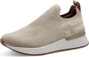 Tamaris Slip-On Sneaker, Keilsneaker, Slipper, Freizeitschuh, Halbschuh mit T-Logoschriftzug