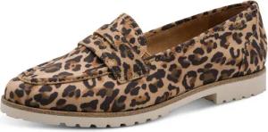 Tamaris Slipper Blockabsatz, Schlupfschuh, Businessschuh im angesagten Animal-Look