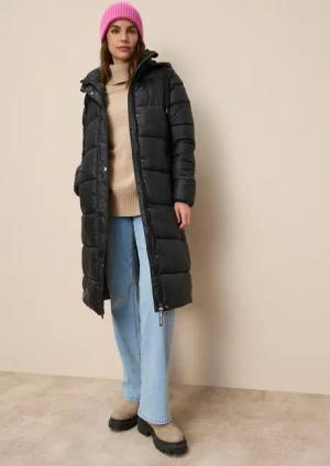 Tamaris Steppmantel mit abnehmbaren Ärmeln und Kapuze - auch tragbar als Weste