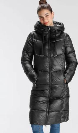 Tamaris Steppmantel mit Kapuze und abnehmbaren Ärmeln - tragbar als Weste