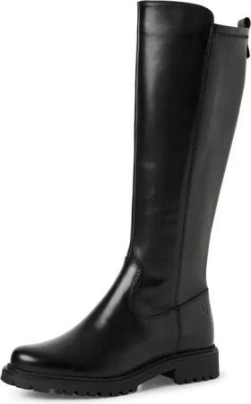 Tamaris Stiefel, Blockabsatz, Langschaftstiefel mit Stetchfunktion am Schaft