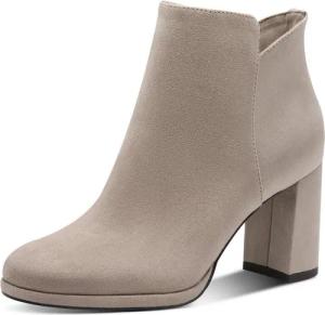 Tamaris Stiefelette, Blockabsatz, Abendschuh, Festtagsschuh in veganer Verarbeitung