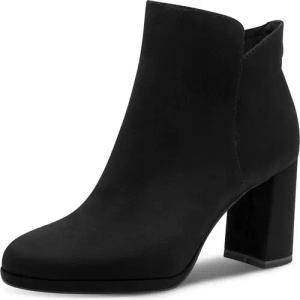 Tamaris Stiefelette, Blockabsatz, Abendschuh, Festtagsschuh in veganer Verarbeitung