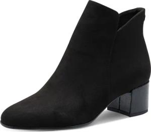 Tamaris Stiefelette, Blockabsatz, Basicstiefelette in veganer Verarbeitung, schmale Form