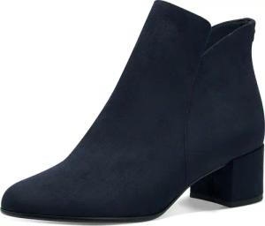 Tamaris Stiefelette, Blockabsatz, Basicstiefelette in veganer Verarbeitung, schmale Form