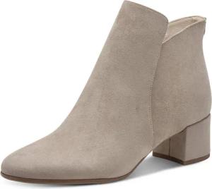 Tamaris Stiefelette, Blockabsatz, Basicstiefelette in veganer Verarbeitung, schmale Form
