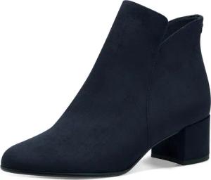 Tamaris Stiefelette, Blockabsatz, Basicstiefelette in veganer Verarbeitung, schmale Form
