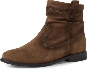 Tamaris Stiefelette, Blockabsatz, Boots mit Falten im slouchy Look