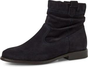 Tamaris Stiefelette, Blockabsatz, Boots mit Falten im slouchy Look