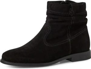 Tamaris Stiefelette, Blockabsatz, Boots mit Falten im slouchy Look