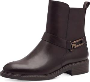 Tamaris Stiefelette, Blockabsatz, Businessschuh mit eleganter Zierschnalle