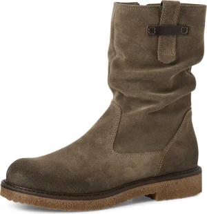 Tamaris Stiefelette, Blockabsatz, Kurzstiefel mit praktischem Innenreißverschluss