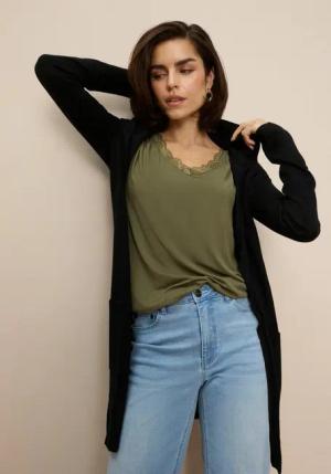 Tamaris Strickjacke mit Kapuze