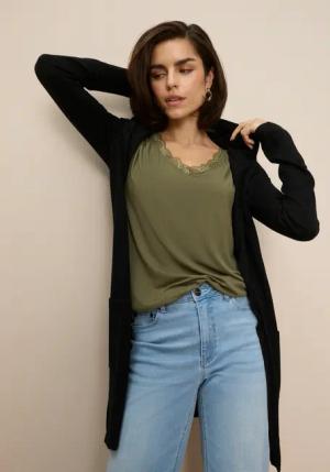 Tamaris Strickjacke mit Kapuze