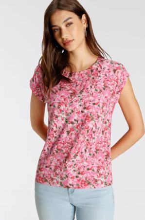 Tamaris T-Shirt in lockerer Form mit Print