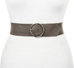 Tamaris Taillengürtel Tailliengürtel mit schlichter Dornschließe in glänzendem Silber