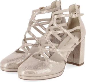Tamaris Tamaris 1-22446-46-968 Damen Textil gold Keilpumps