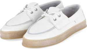 Tamaris Tamaris 1-23615-46-117 Damen Glattleder weiss Schnürschuh