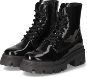 Tamaris Tamaris 1-25290-41/018 Damen Synthetik schwarz Schnürstiefel