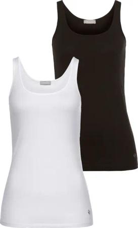 Tamaris Tanktop 2er-Pack, aus Baumwollmischung - im Set