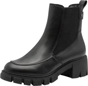 Tamaris TOUCH-IT aus Leder Blockabsatz 1-25822-45 Chelseaboots TOUCH-IT